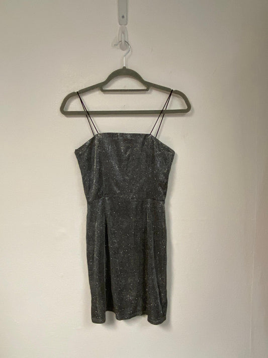 Silver and black metallic mini dress, Urban Outfitters, Size 8