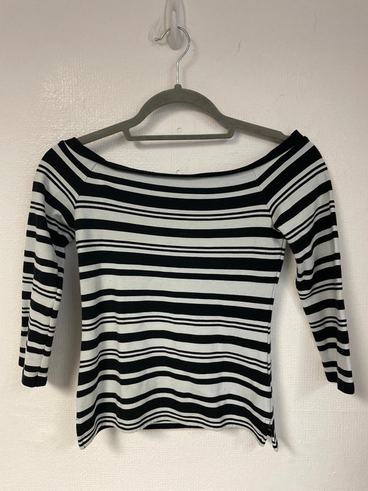 Striped Bardot  top, Karen Millen, Size 8