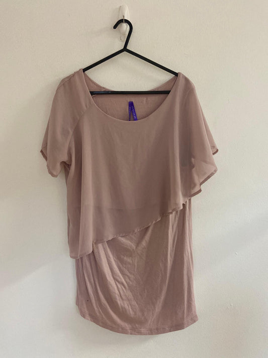 Dusty Pink Maternity Top, Seraphine, Size 10 - Damaged Item Sale