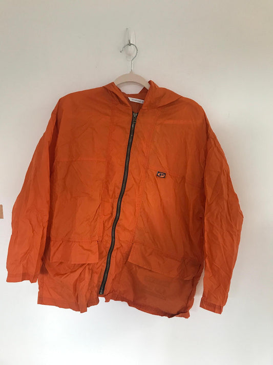 Orange Raincoat (collapsible), St Michaels, Size 10, 12