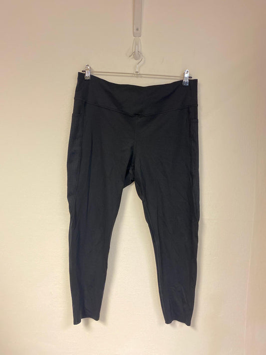 Black gym leggings, M&S, Size 20