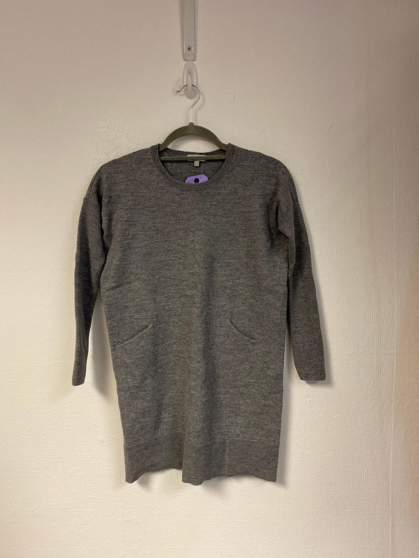 Grey knit jumper with pockets, Hobbs, Size 8 - Damaged Item Sale