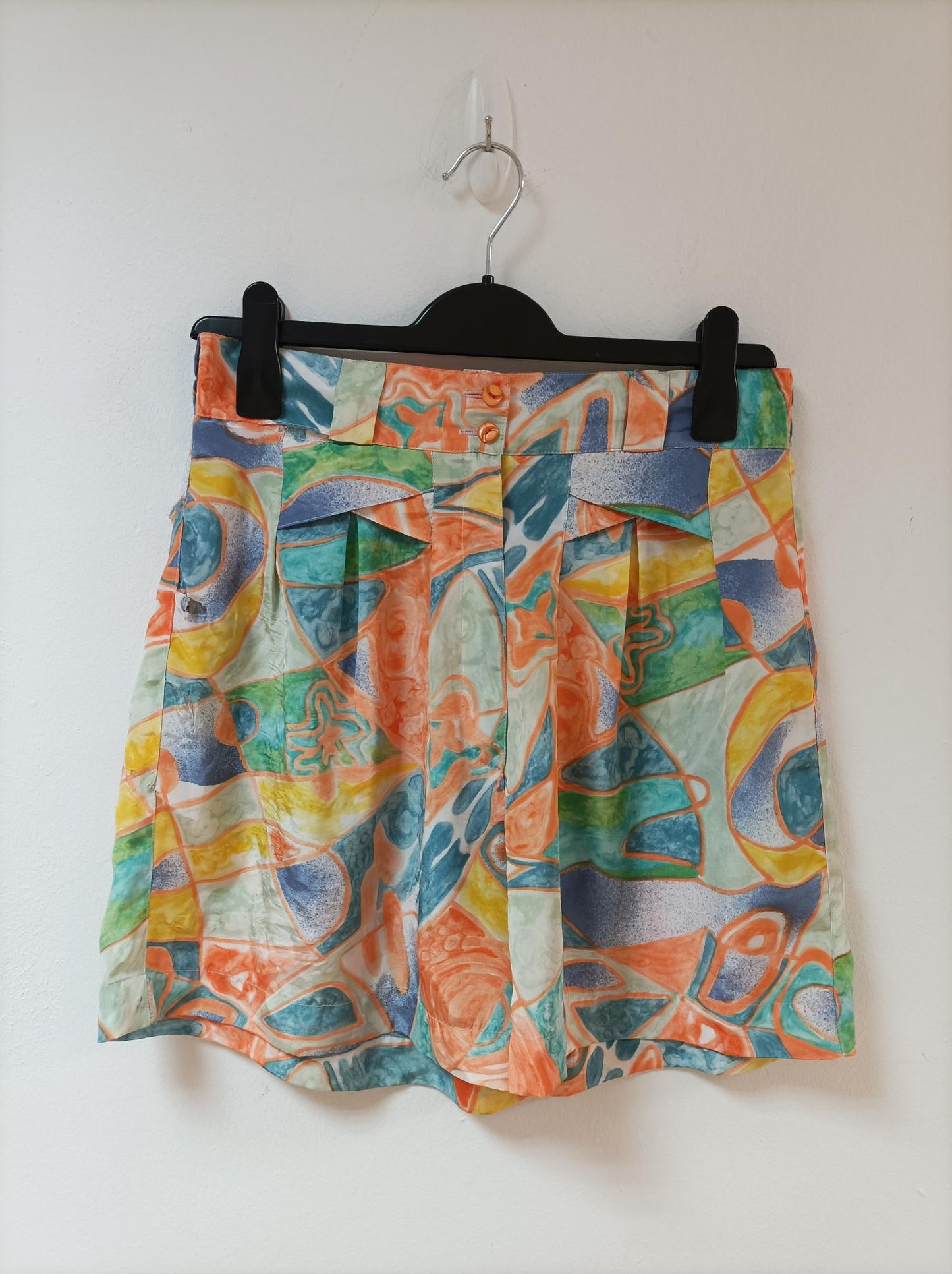 Vintage colourful shorts, size 8 - Damaged Item Sale