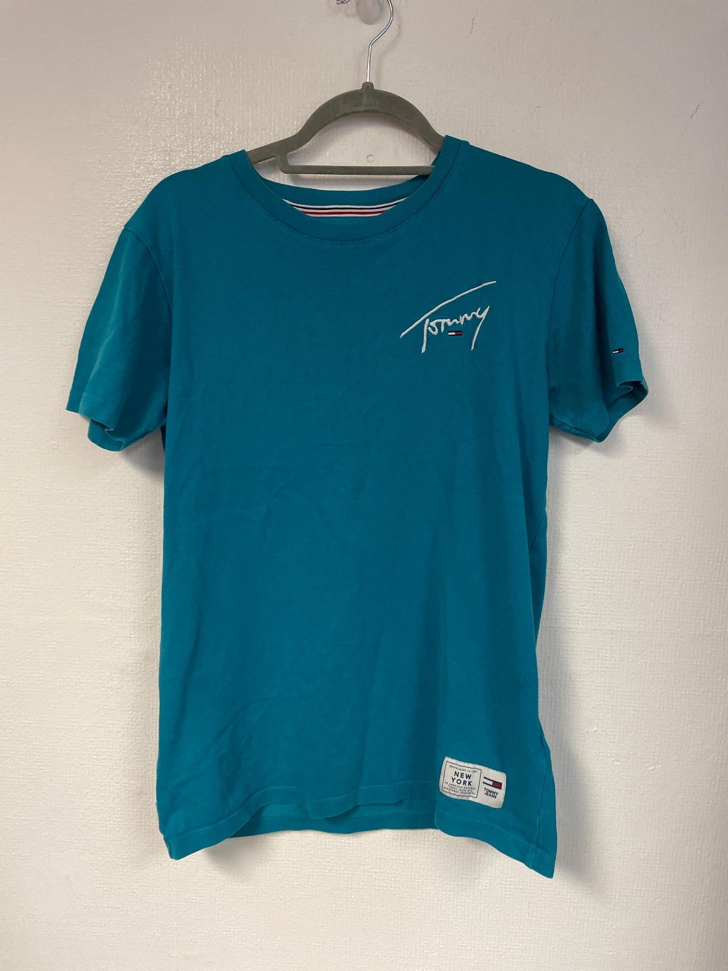 Teal Tommy t-shirt, size XS - Damaged Item Sale