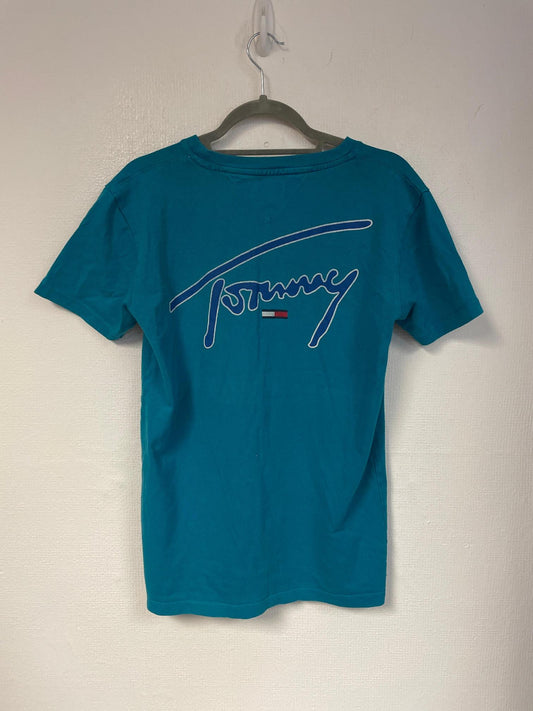 Teal Tommy t-shirt, size XS - Damaged Item Sale
