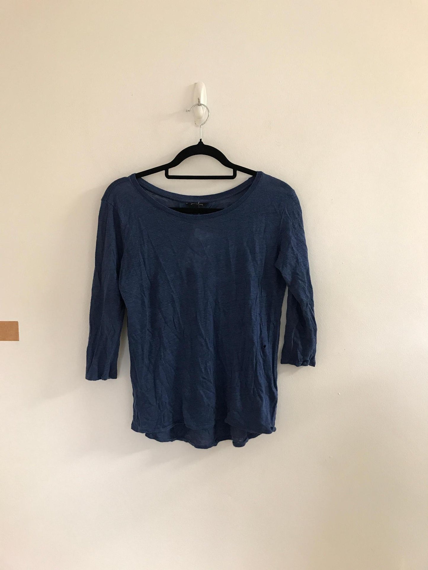 Blue Thin Knit Top, Massimo Dutti, Size M- Damaged Item Sale