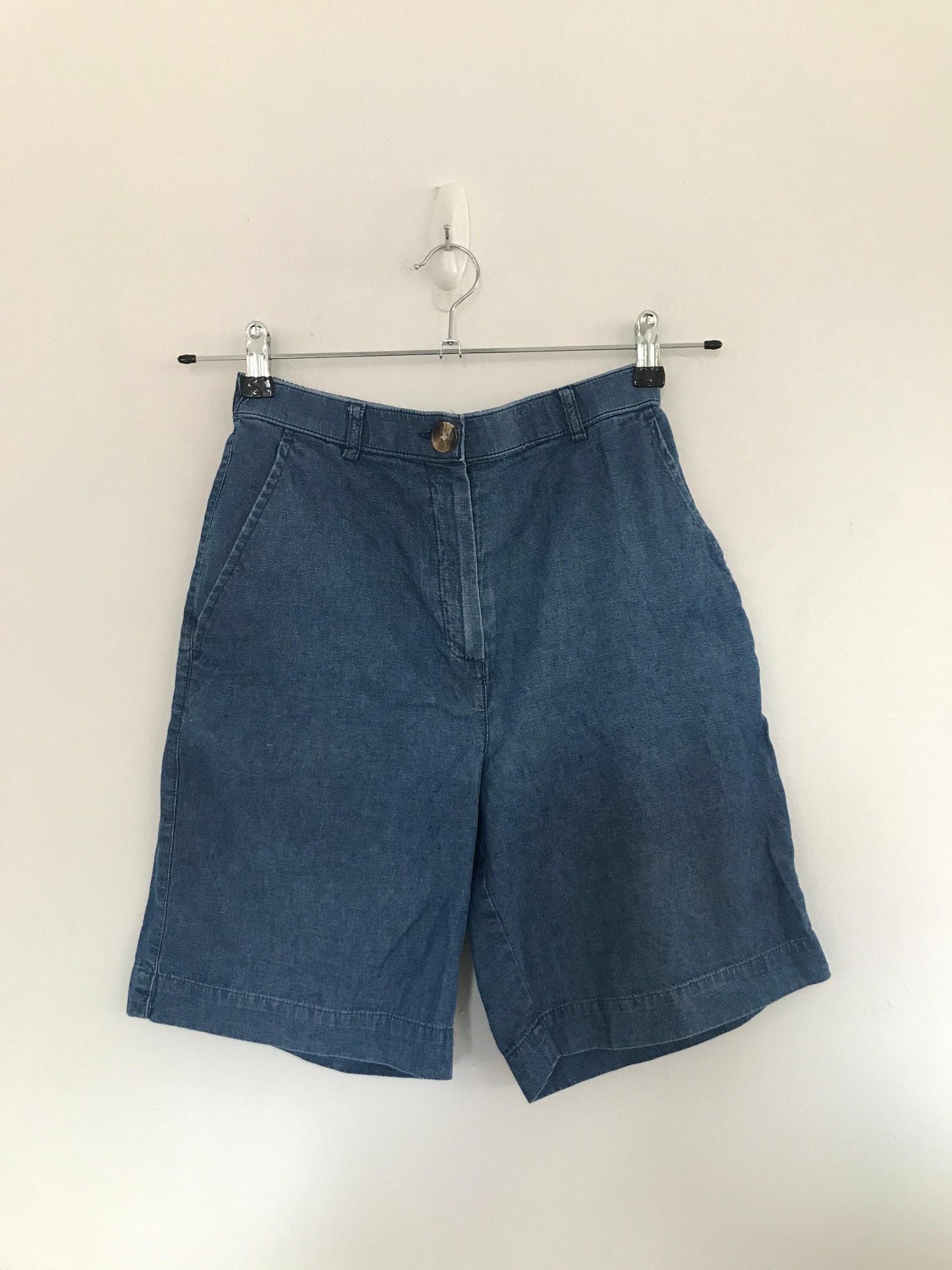 Dark Wash Long Shorts, St Michael, Size 6, 8